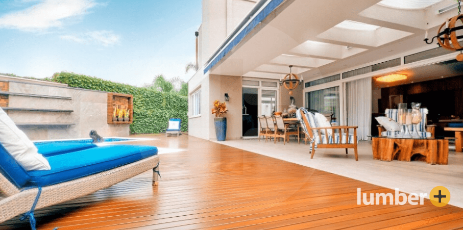 Ipe Brazilian Walnut ranks among the best deck materials for full sun.