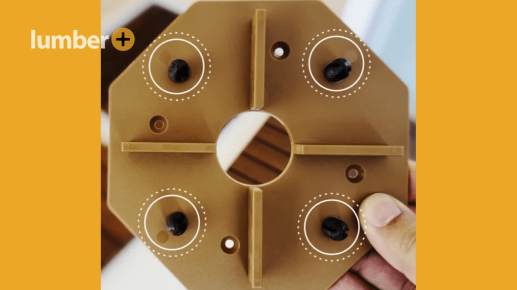 A Quick Connector that is used to install 24x24 deck tiles