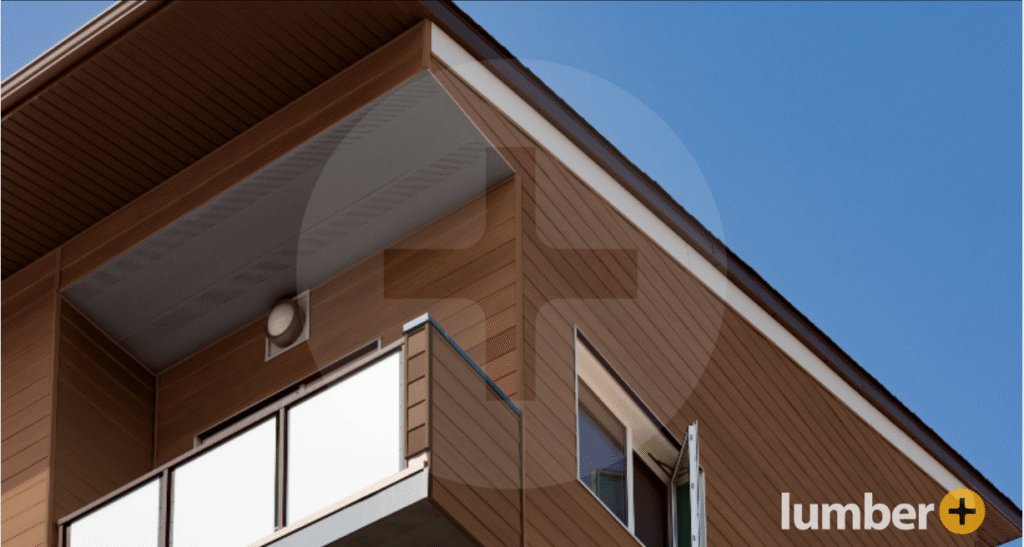 A house with brown exterior siding.